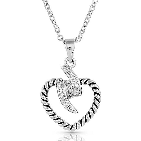 **Montana Silversmith Electric Love Heart Necklace