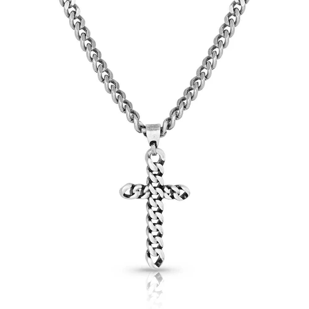 Montana Silversmith Braided Cross Necklace