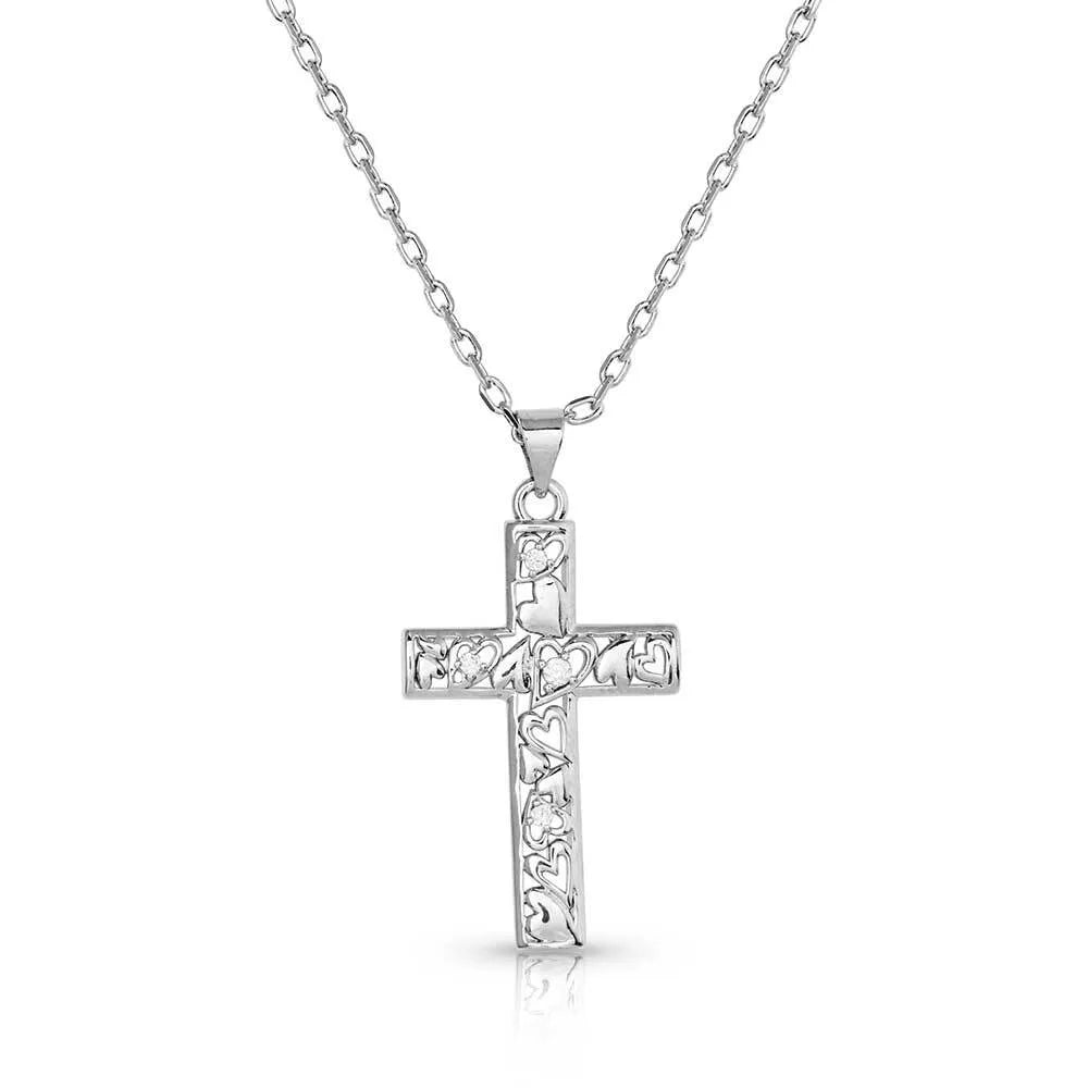 Montana Silversmith Heartfelt Faith Cross Necklace