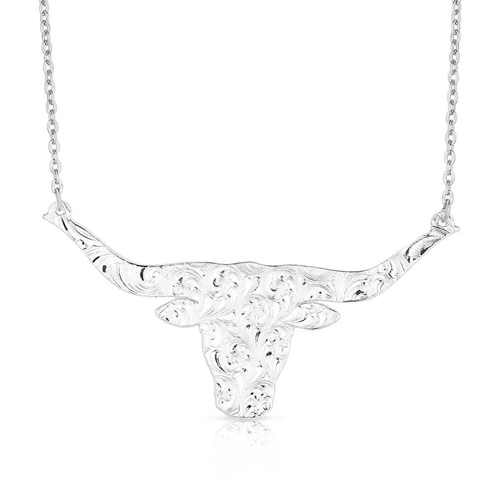 Montana Silversmith The Longhorn Turquoise Necklace