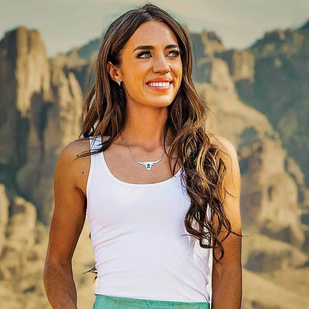 Montana Silversmith The Longhorn Turquoise Necklace