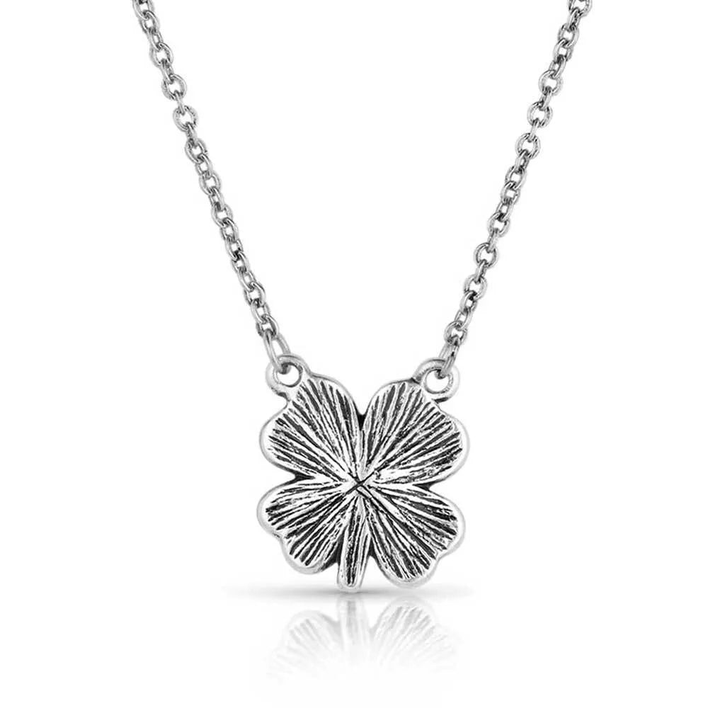Montana Silversmith Women's Sparkling 4-H Clover Necklace