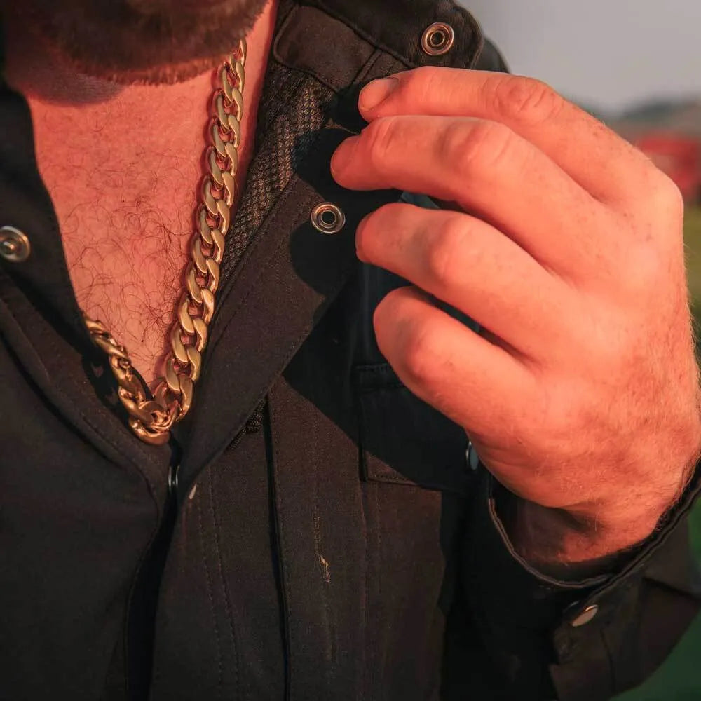 Montana Silversmiths Gold Cuban Link Chain 24"
