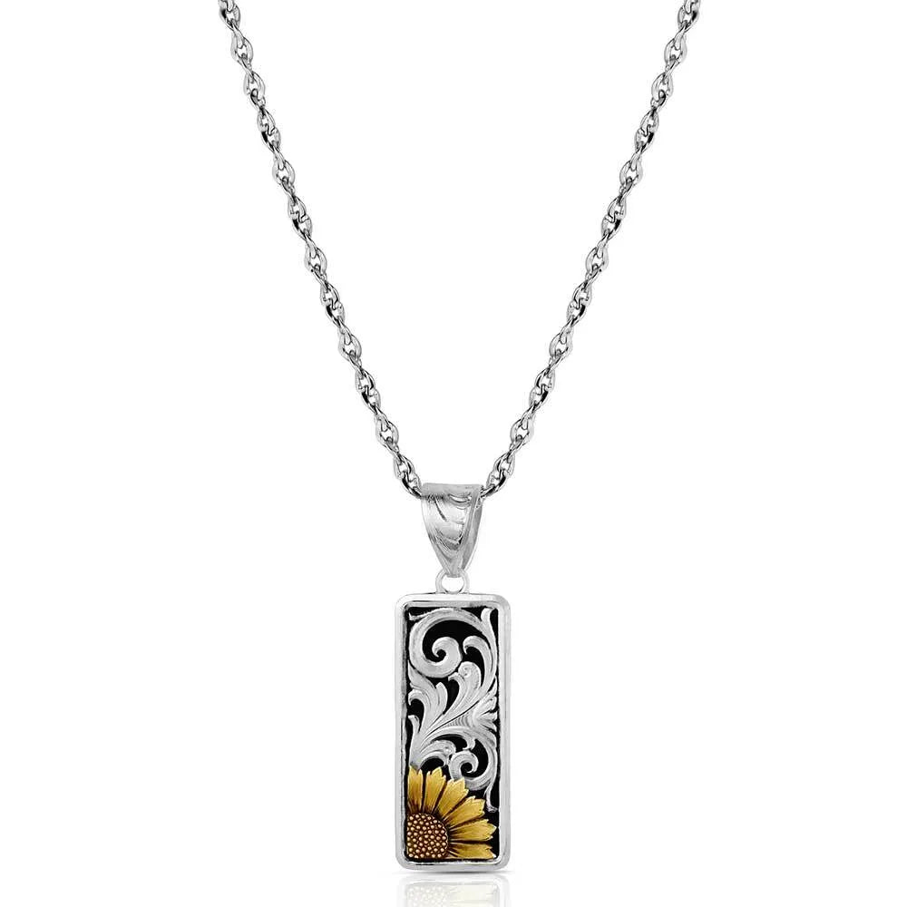 Montana Silversmiths Sunflower Toward the Sun Necklace