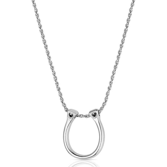 Montana Silversmiths Luck Nail Horseshoe Necklace