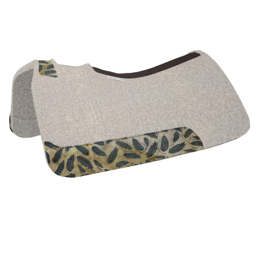 5-Star 7/8" Contoured Natural All Around Pad-Mini Sepia/Turquoise