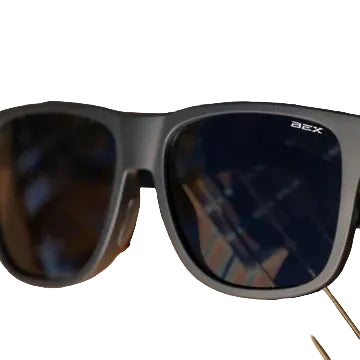 BEX Nashville Relialite Full Frame Sunglasses-Black/Grey