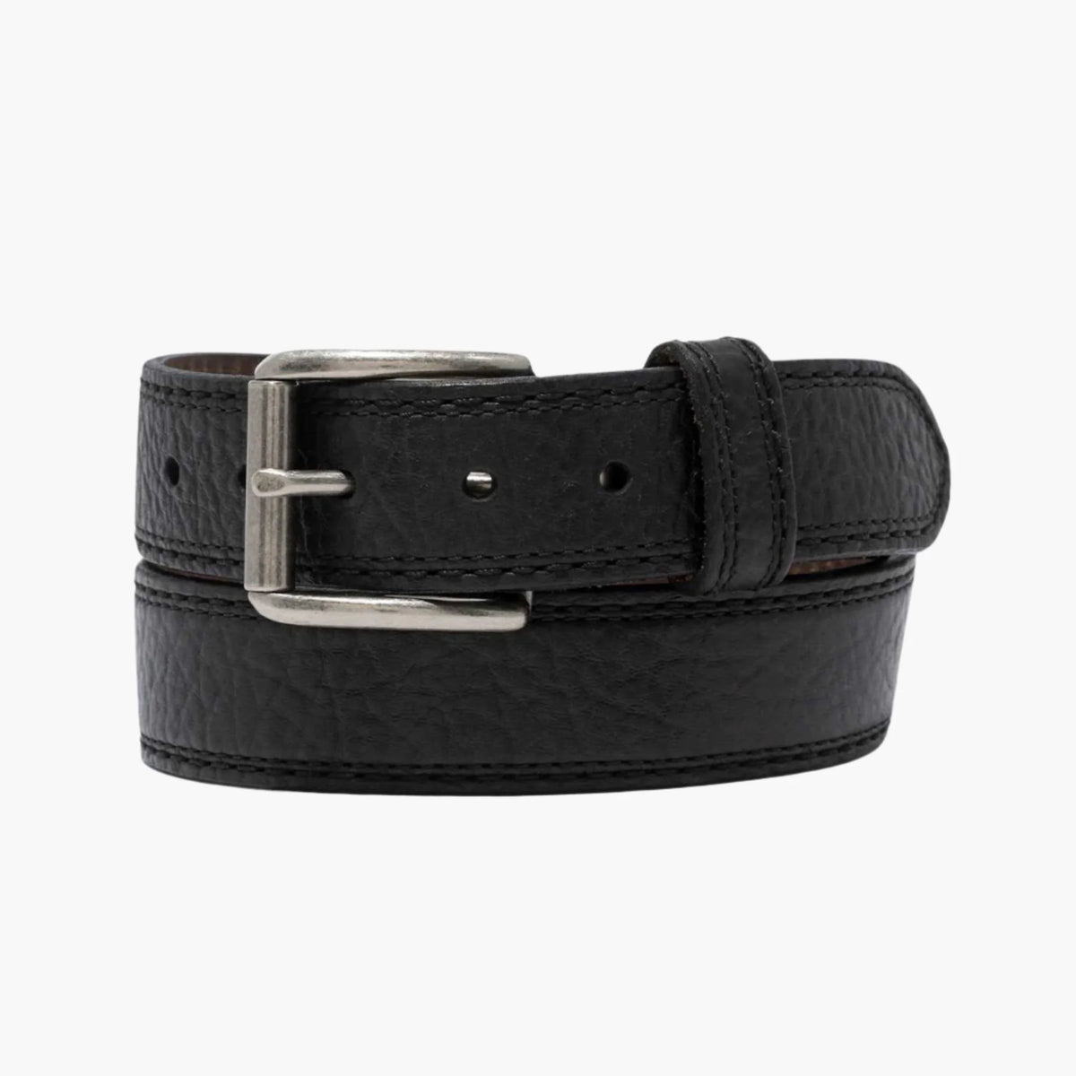 Vintage Bison Navajo Men's Belt-Black
