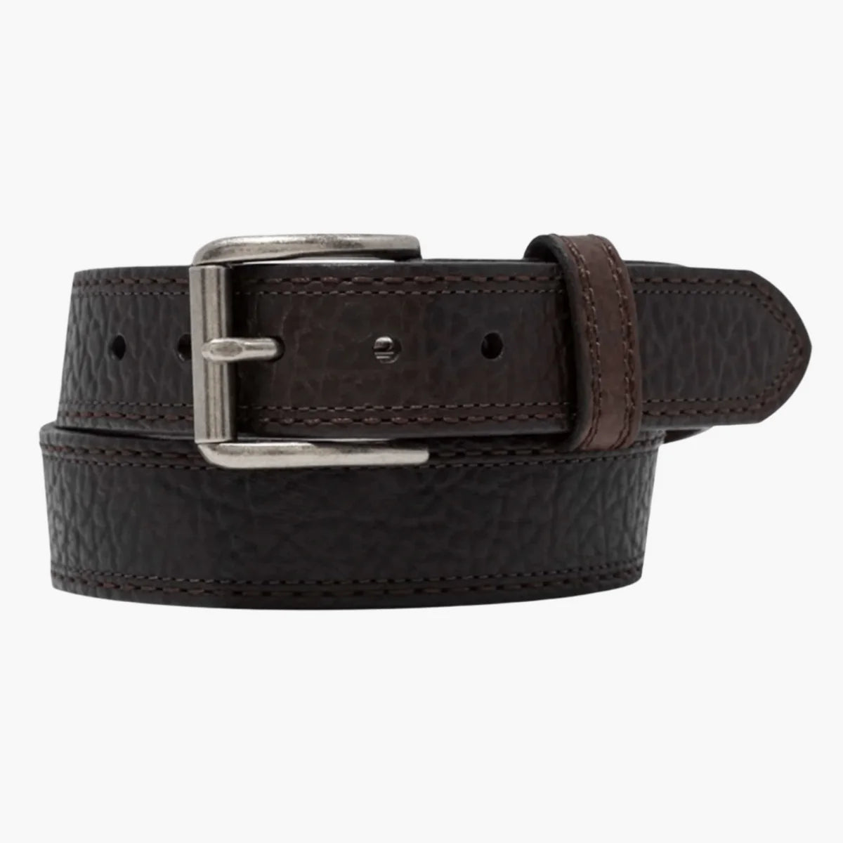 Vintage Bison Navajo Men's Belt-Brown