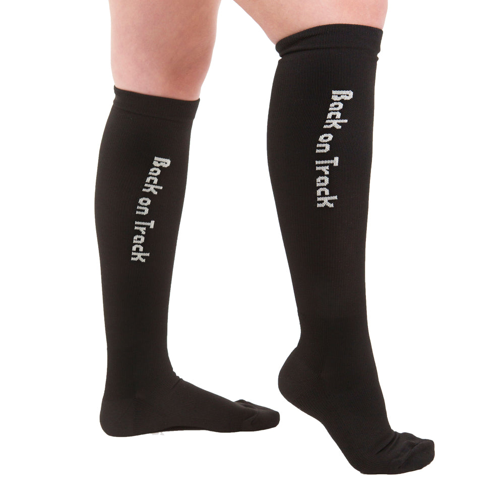 Back On Track Noah Knee High Socks - Black - Irvine Tack &amp; Western Wear