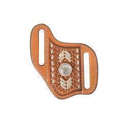 Nacona Rawhide with Lacing Knife Sheath- Tan