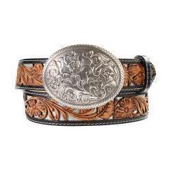 Nocona Women's Filigree Silver Belt