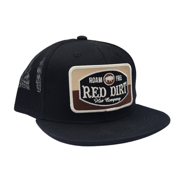RDHC Youth Roam Free Mesh Snapback Cap - Black/Black