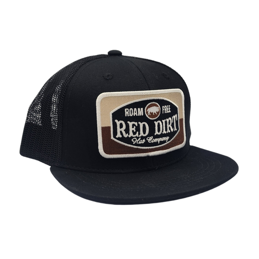 RDHC Youth Roam Free Mesh Snapback Cap - Black/Black