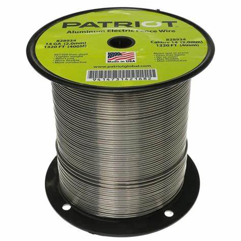 Patriot Alum Wire 14ga 1320 ft