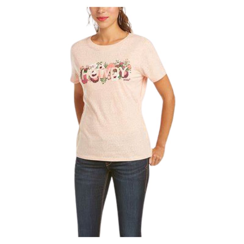 Ariat Women's Howdy SS T-Shirt Pure Peach