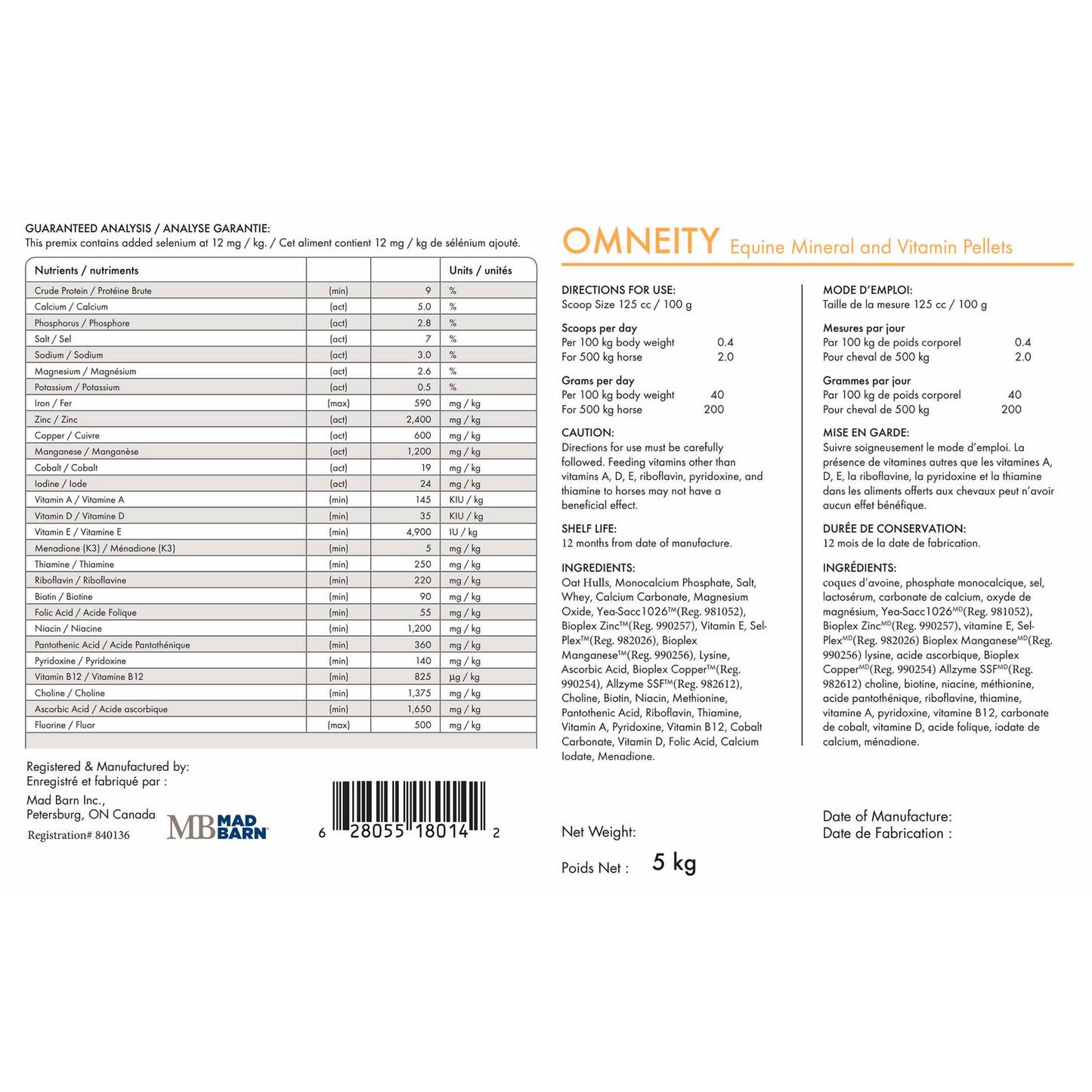 Mad Barn Omneity P Pellets