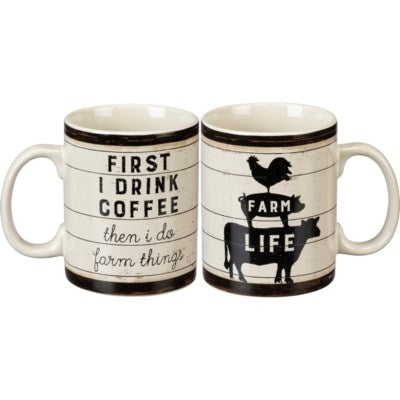 Mug - First Coffee Then Farm