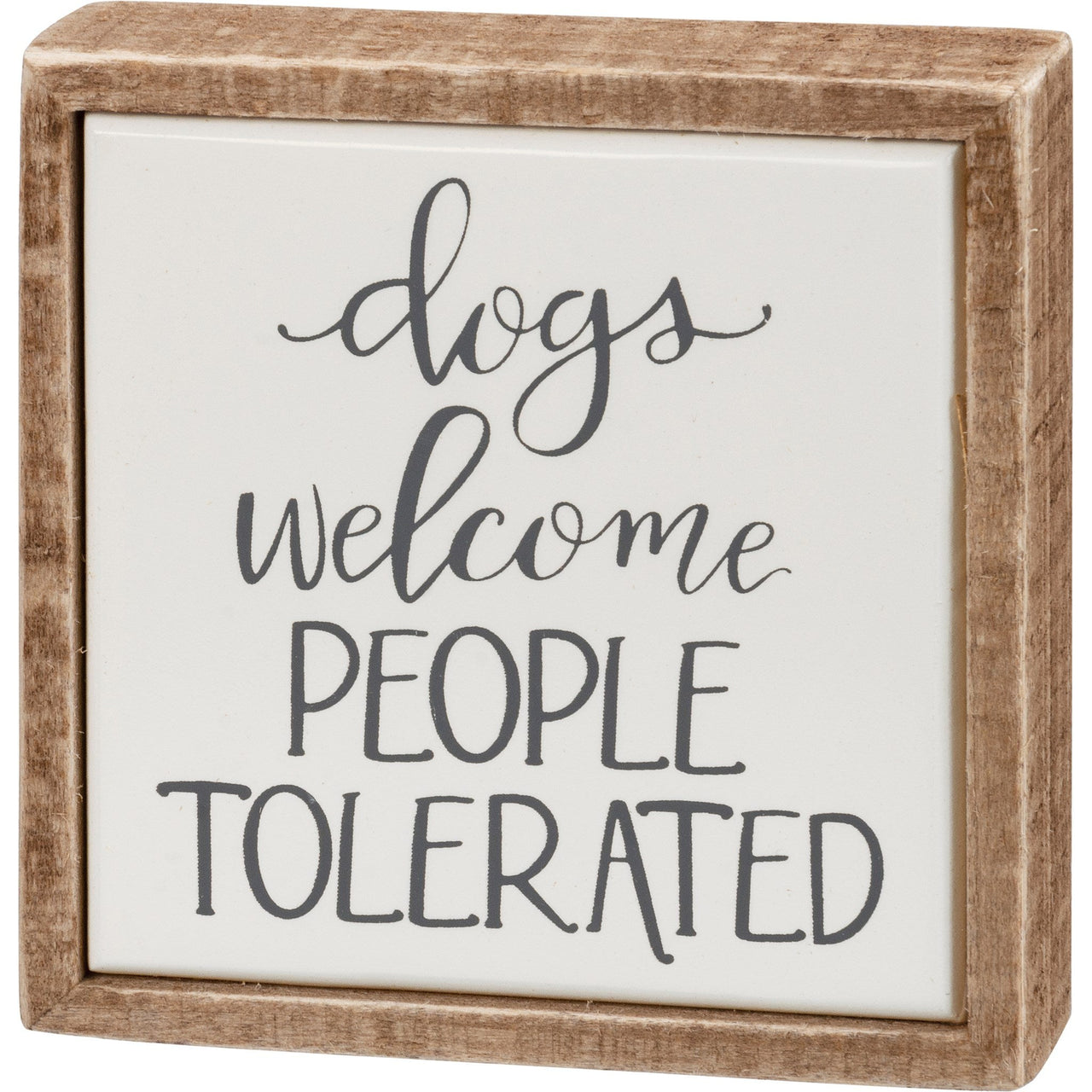 Candym Mini Box Sign - Dogs Welcome