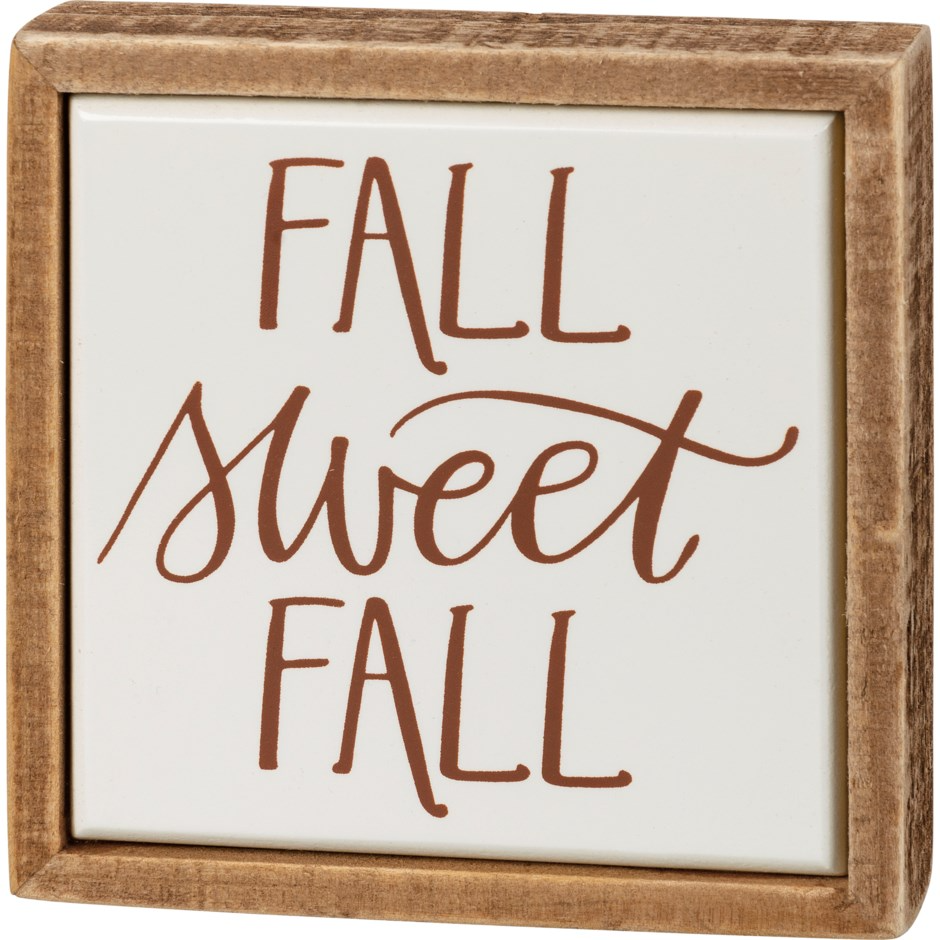 Box Sign Mini - Fall Sweet