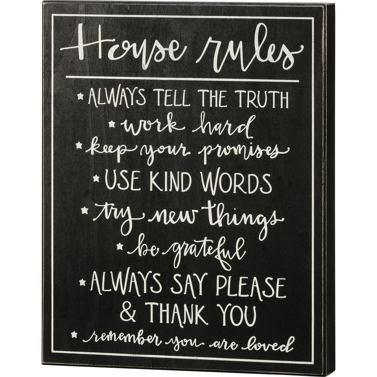 Candym Box Sign - House Rules