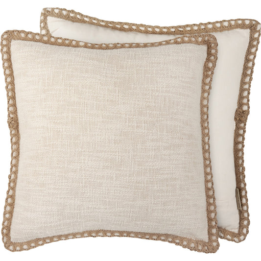 Candym Pillow - Jute Flange