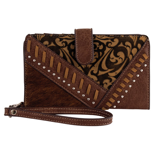 Catchfly Women's Slim Wallet - Brown