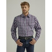 Wrangler Men's Wrinkle Free Long Sleeve Plaid Shirt