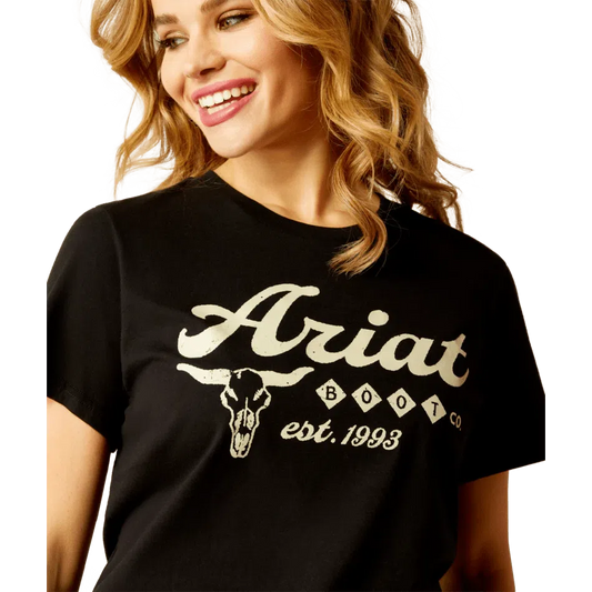 Ariat Women's Established Boot Co T-Shirt - Black