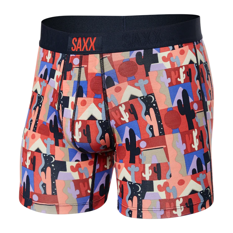 Saxx Men's Vibe Super Soft Boxer Briefs - Patterns
