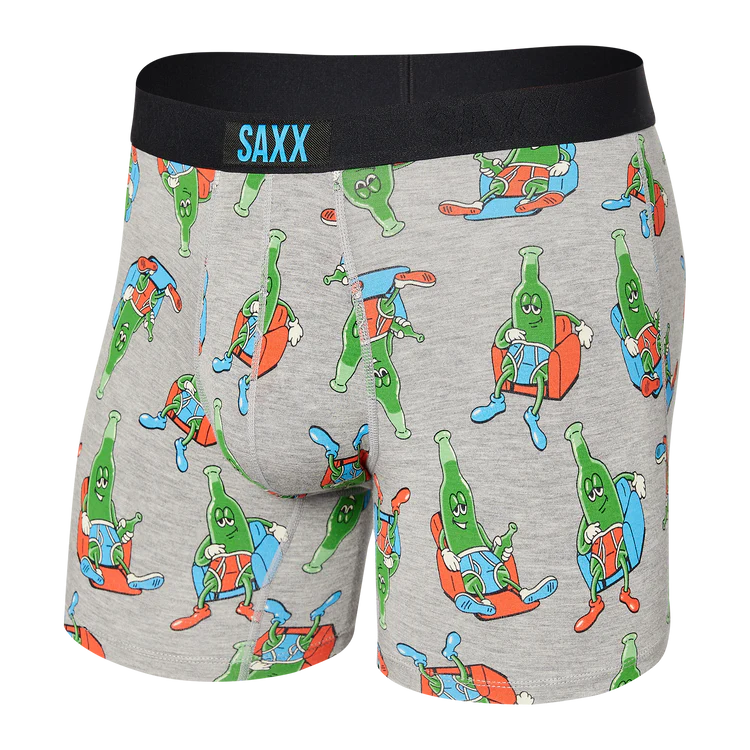 Saxx Men's Vibe Super Soft Boxer Briefs - Patterns