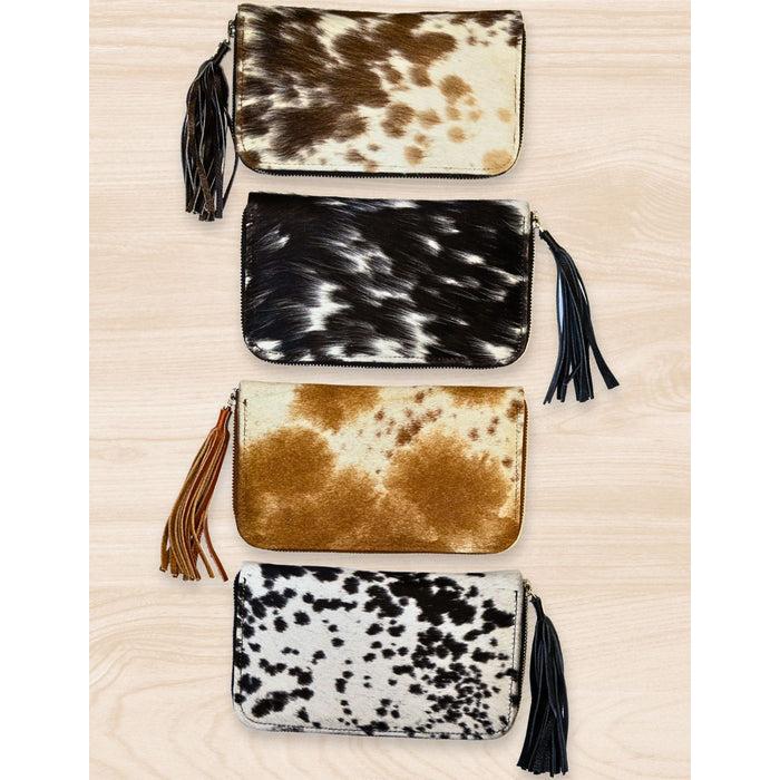El Paso Cowhide Fringed Wallet