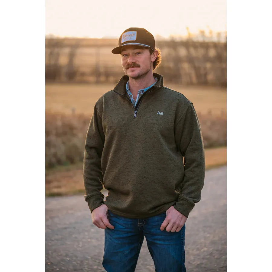 Baredown Brand Men's Peak Long Sleeve 1/4 Zip Pullover - Multiple Colours