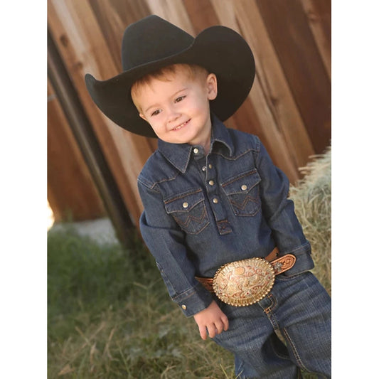 Wrangler Baby's Long Sleeve Bodysuit