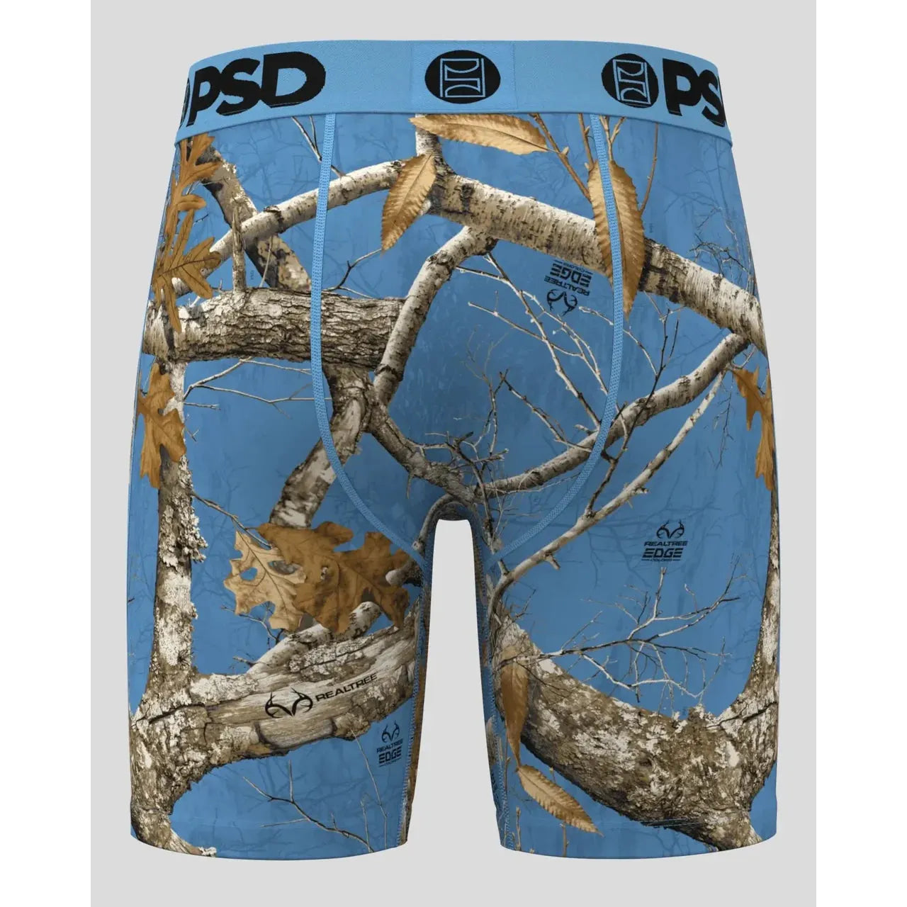 PSD Underwear Men's Realtree Boxer Brief- Blue Edge