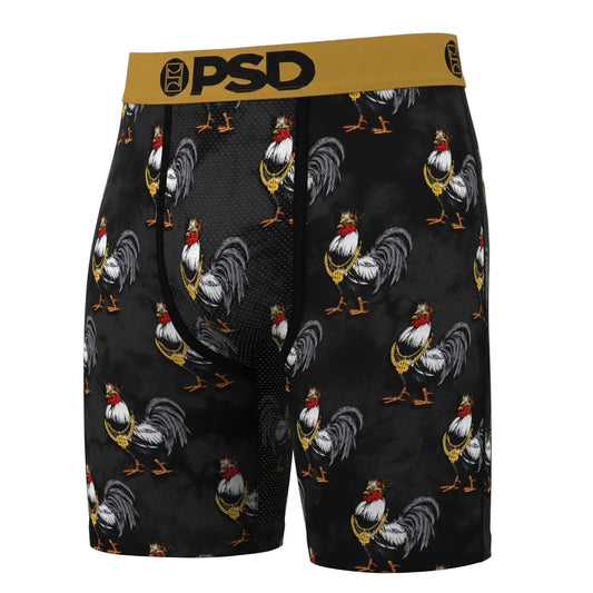 PSD Underwear Cocky Gold Standard Length Brief's - Black/Gold