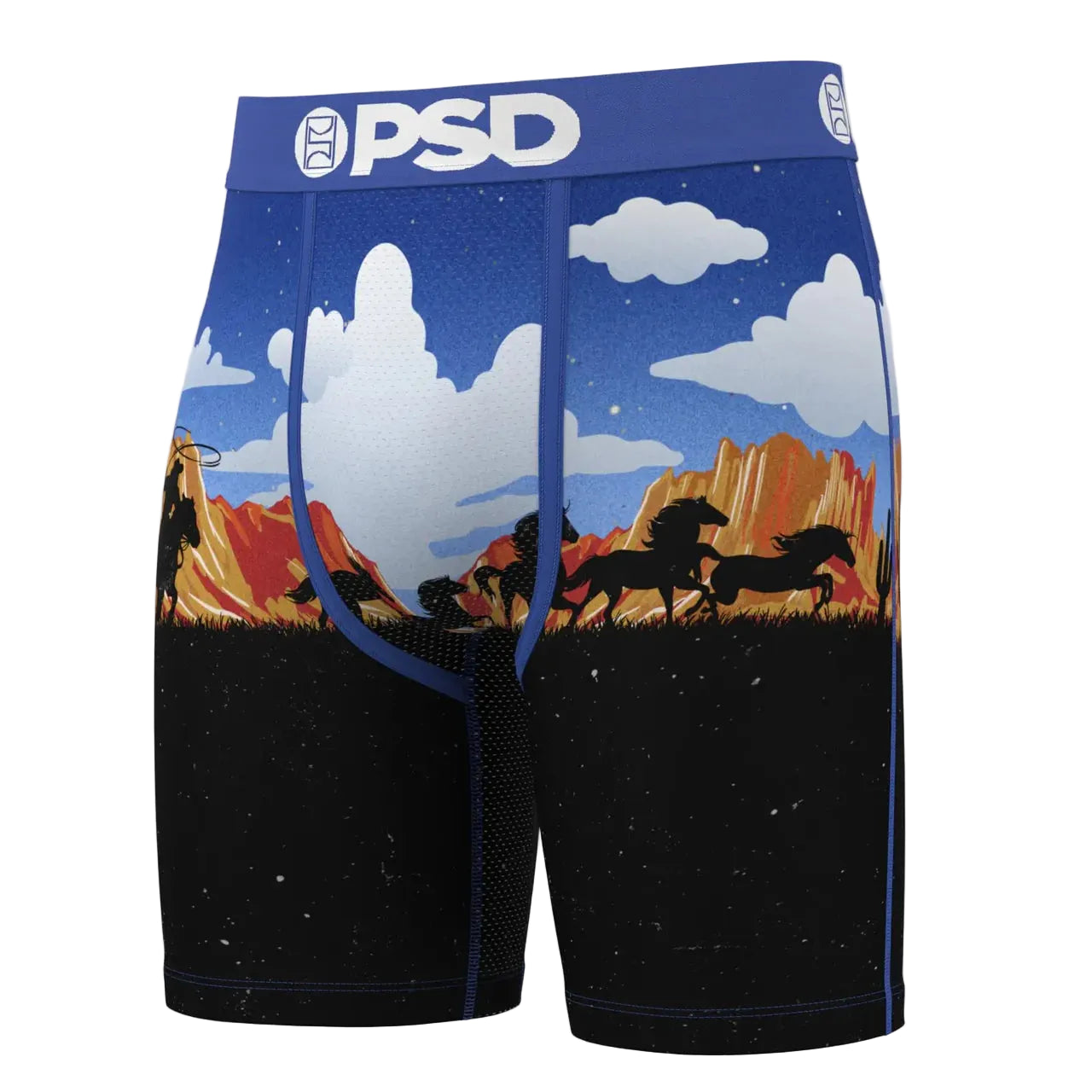 PSD Underwear Ace High Standard Length Brief's - Blue/Black