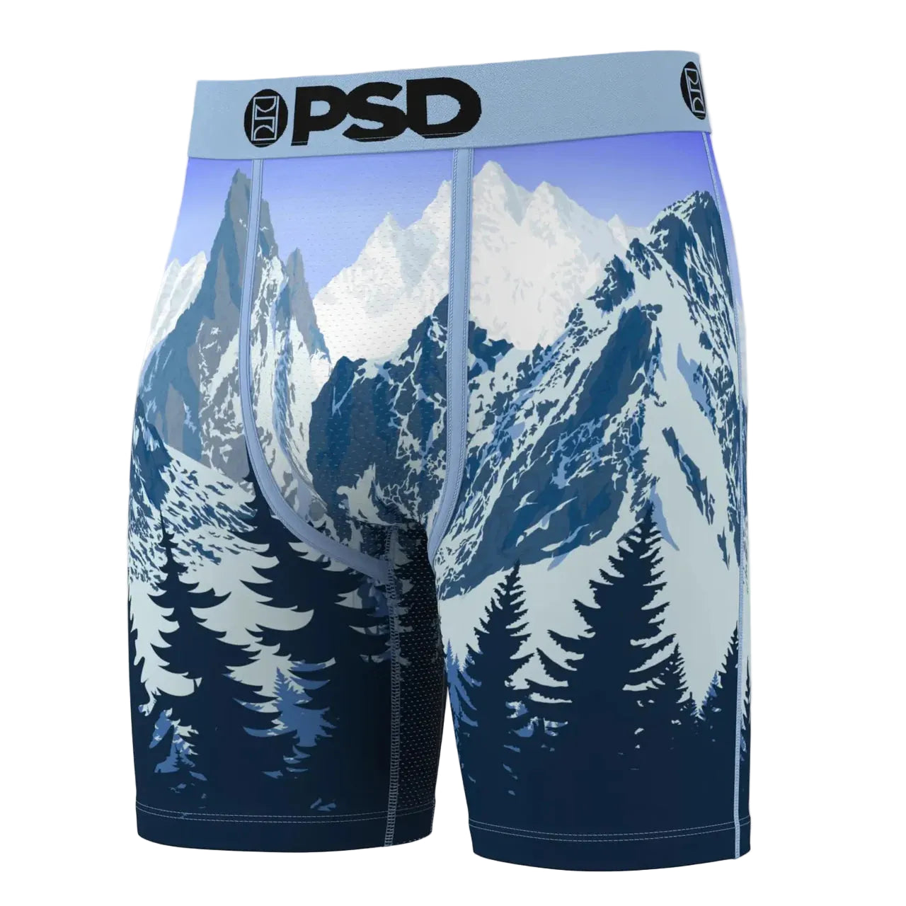 PSD Underwear Alpine Chill Standard Length Brief's - Blue/Black/White