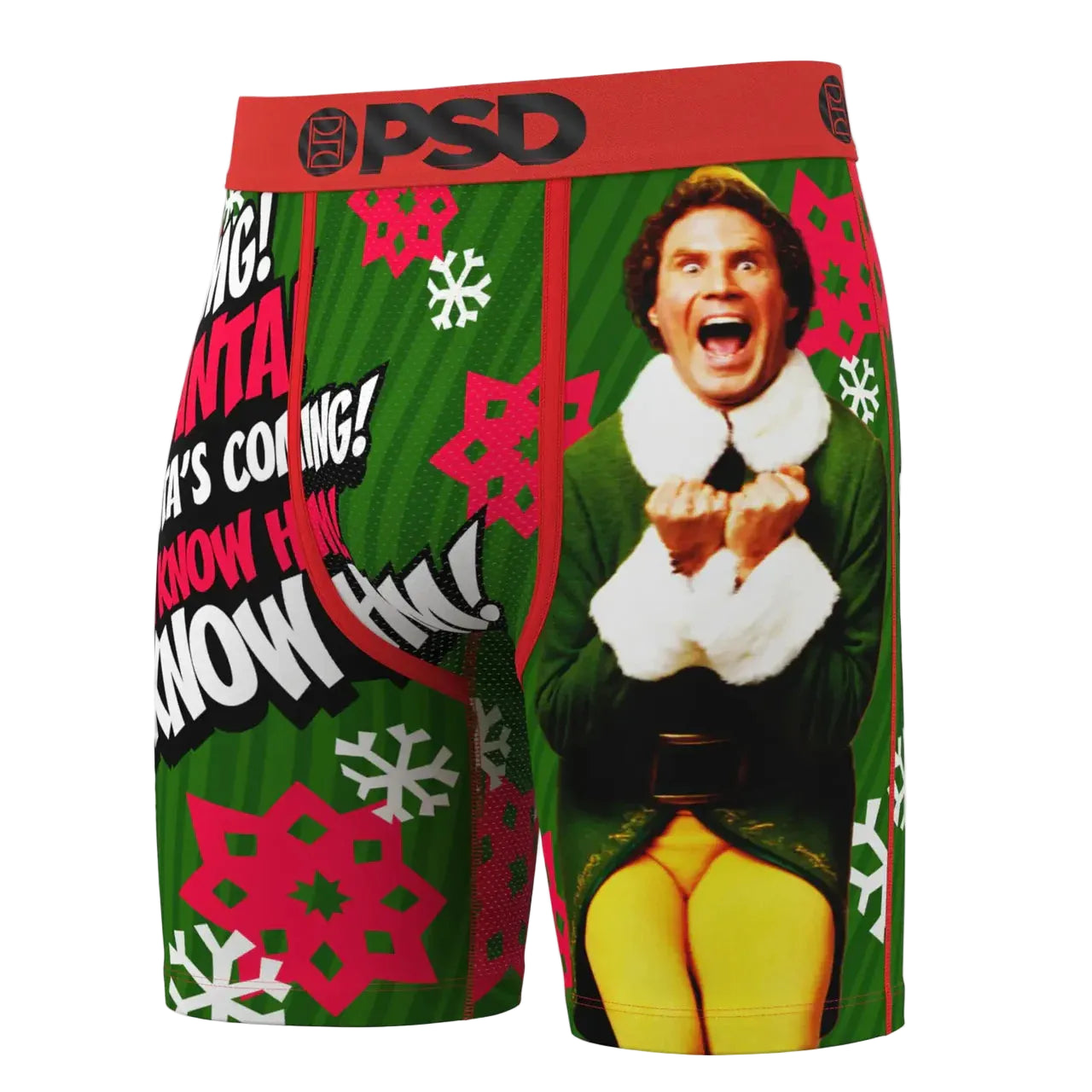 PSD Underwear Elf - I know him Brief's - Green/Red
