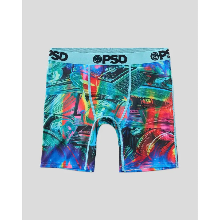 PSD Underwear Boy's Neon Stacks Boxer Briefs - Multicolours