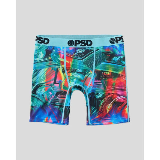 PSD Underwear Boy's Neon Stacks Boxer Briefs - Multicolours