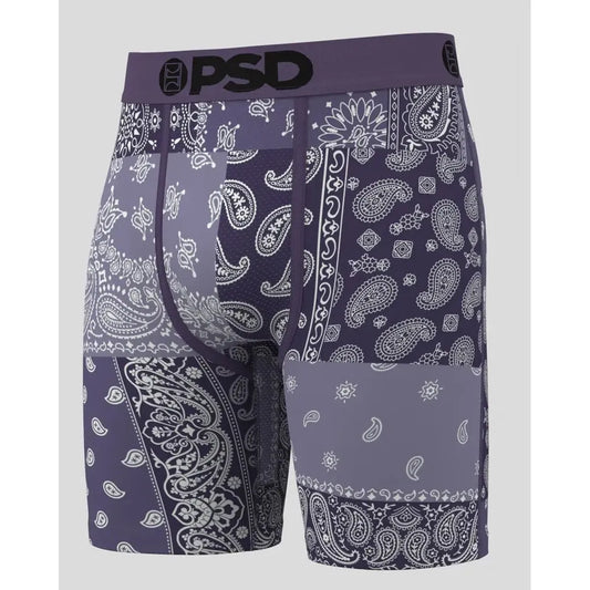 PSD Underwear Men's Bandana Dusk Boxer Brief - Purple