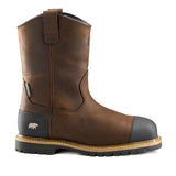 Kodiak Men's Lundbreck Shield Wellington Waterproof Composite Toe Work Boot- Dark Brown