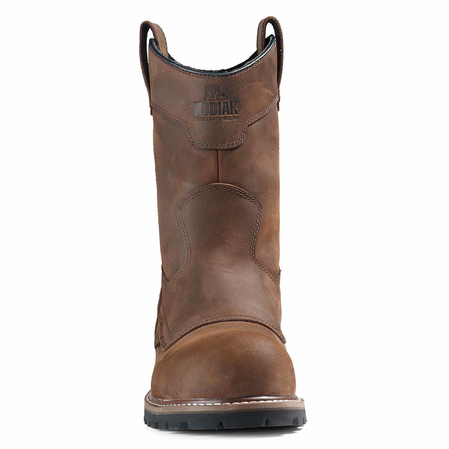 Kodiak Men's McKinney Wellington Work Boots-Dark Brown