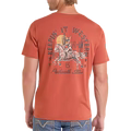 Panhandle Slim Unisex Graphic Western Tee Shirt - Rust