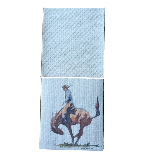 Renee Gould Bronc Cellulose Cloth-2Pack