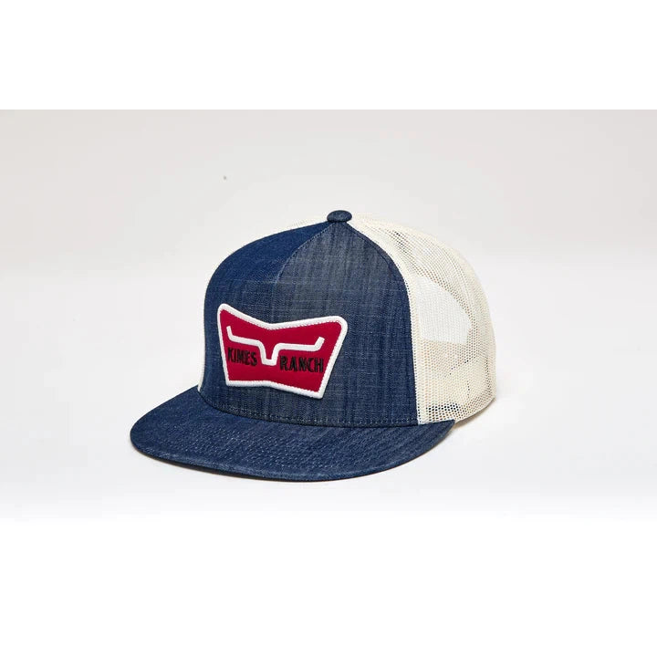 Kimes Panoramic Trucker Cap - Denim