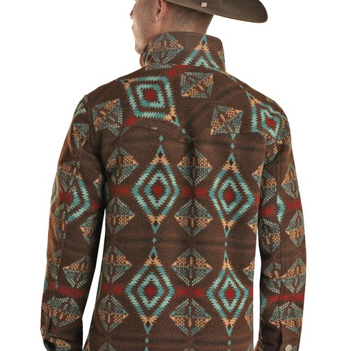 Aztec wool coat online