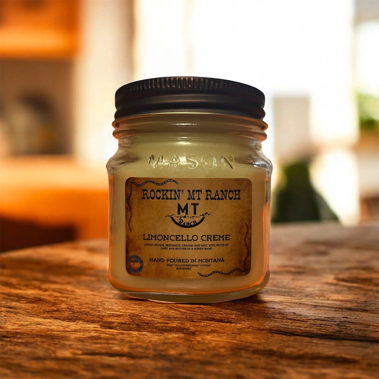 Rockin MT Ranch Tallow Ranch Candle- 8 ounce