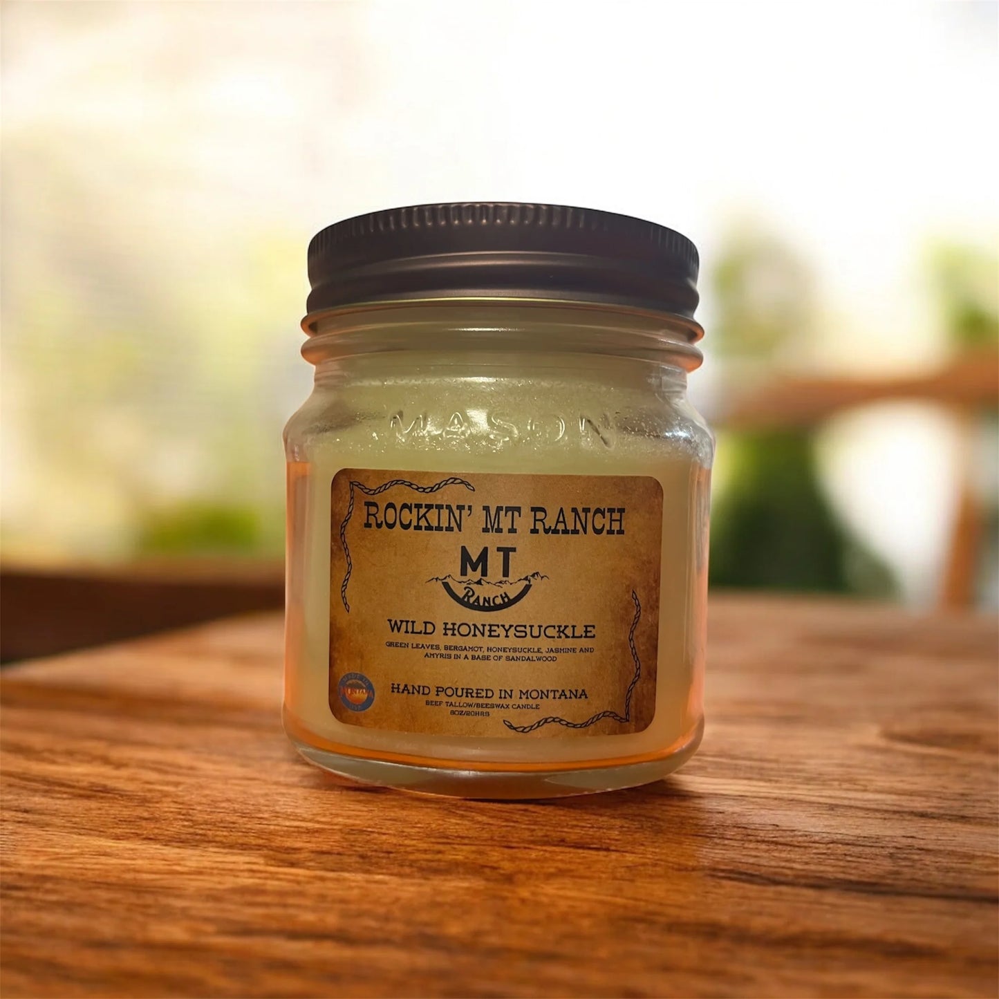 Rockin MT Ranch Tallow Ranch Candle- 8 ounce